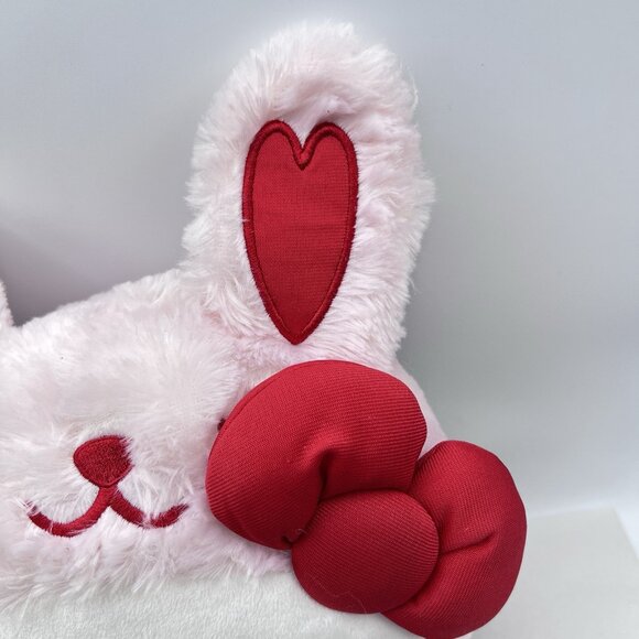 Sanrio Hello Kitty 13” Bunny Rabbit Suit Red Pink Hearts Plush - Picture 5 of 15